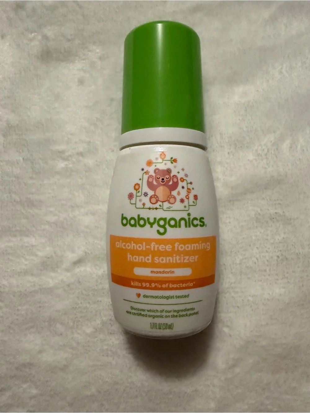 babyganics Alcohol-Free Foaming Hand Sanitizer — Mandarin, 1.7 fl oz (Set of 2)